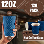 Lamosi Disposable Corrugated Cups - Three-Layer Design


