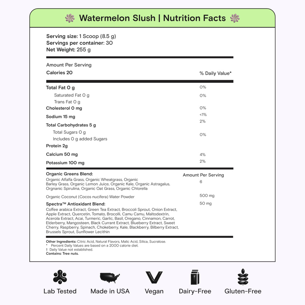 Kiala Nutrition Super Greens Powder Spirulina Chlorella

