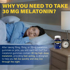 Melatonin Gummies 30mg for Adults with L-Theanine - Berry

