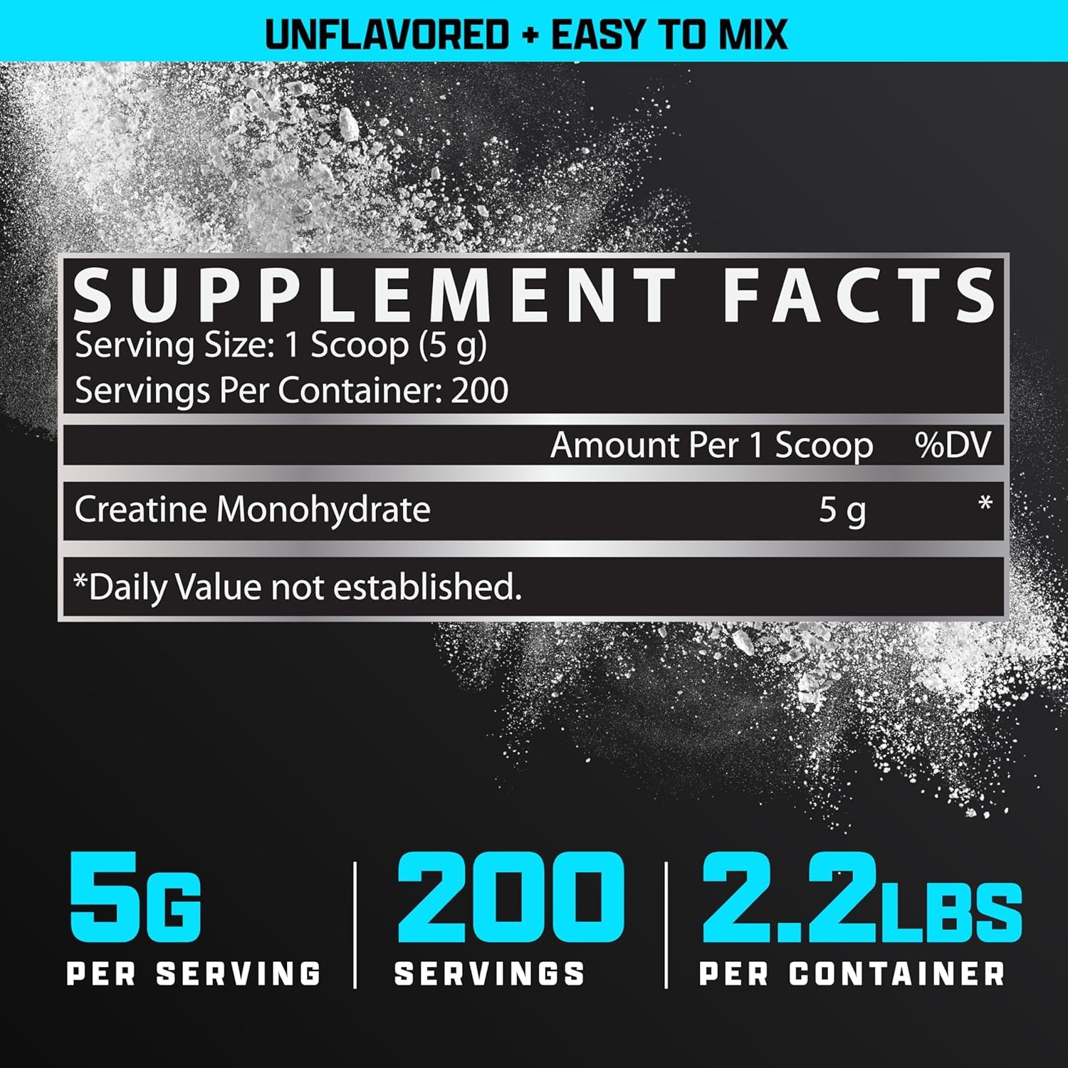 Nutrex Creatine Monohydrate Micronized Powder – Unflavored

