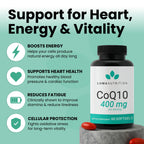 Luma Nutrition CoQ10 Softgels High-Absorption Heart Health

