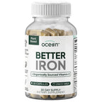 Organics Ocean Iron Supplement with Vitamin C - Plant-Based

