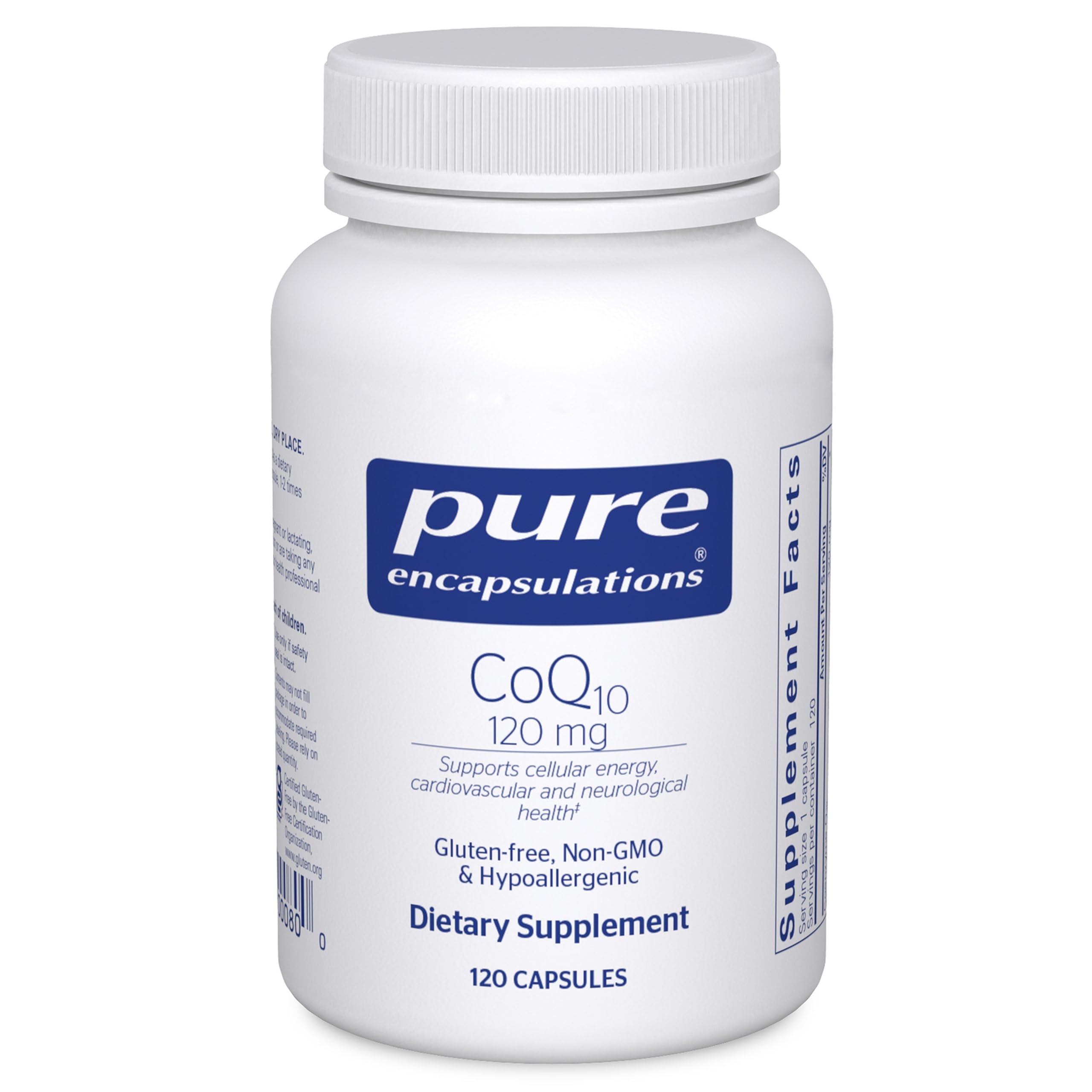 Pure Encapsulations CoQ10 Supplement for Heart Health

