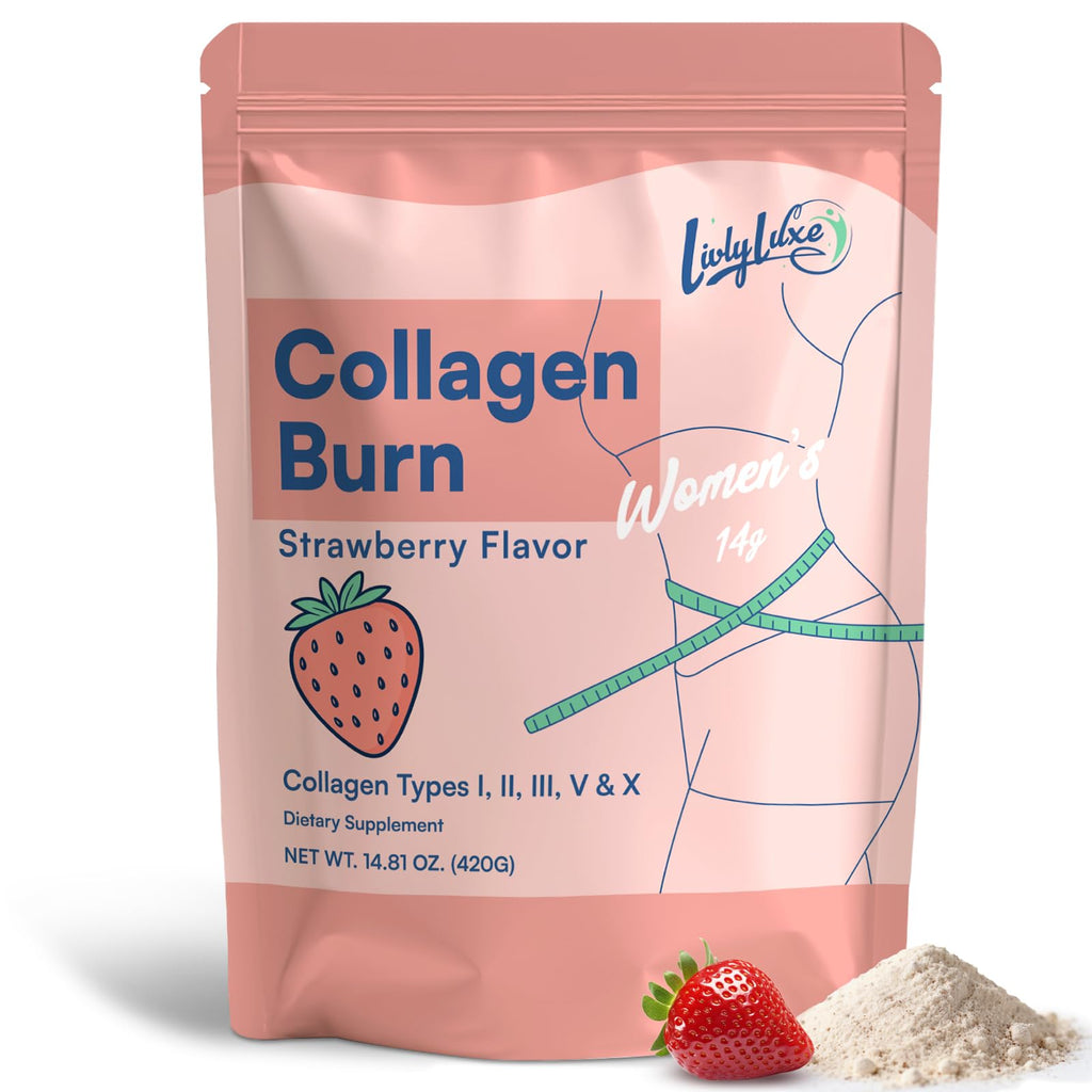 LivLyLuxe Collagen Burn Powder for Women Metabolism Support

