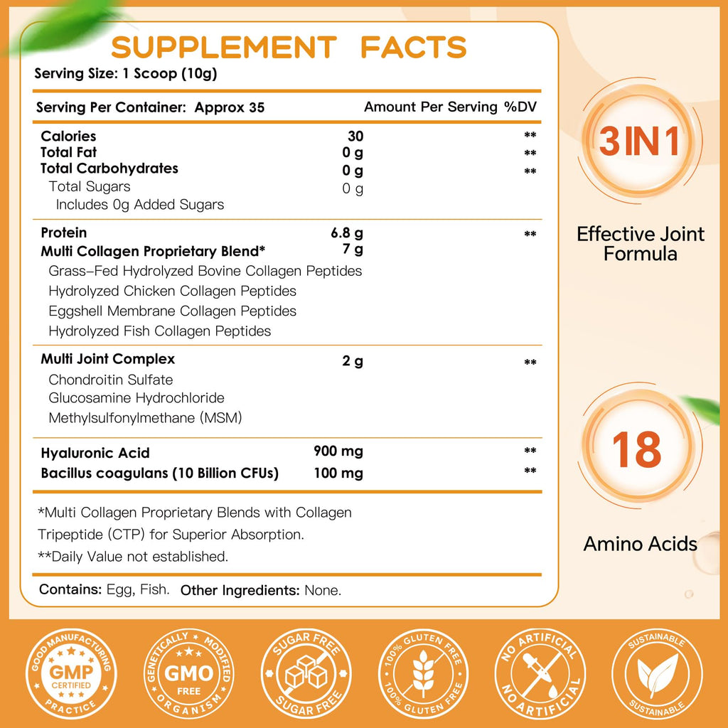 Nature Target Collagen Peptides Powder for Joints & Skin

