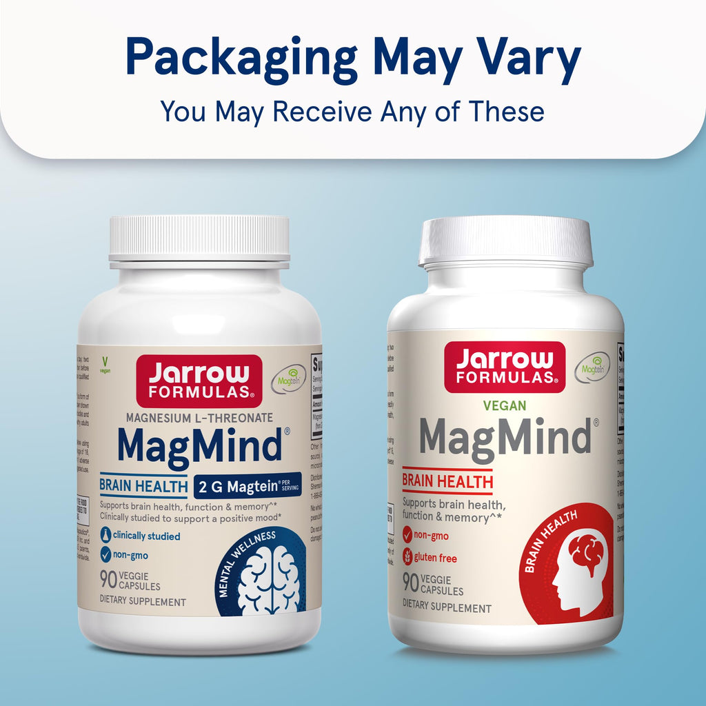 Jarrow MagMind Magnesium L-Threonate for Brain Health

