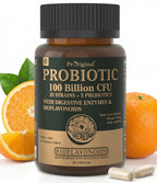 Probiotic with Prebiotics for Gut Health – Vegan, Non-GMO

