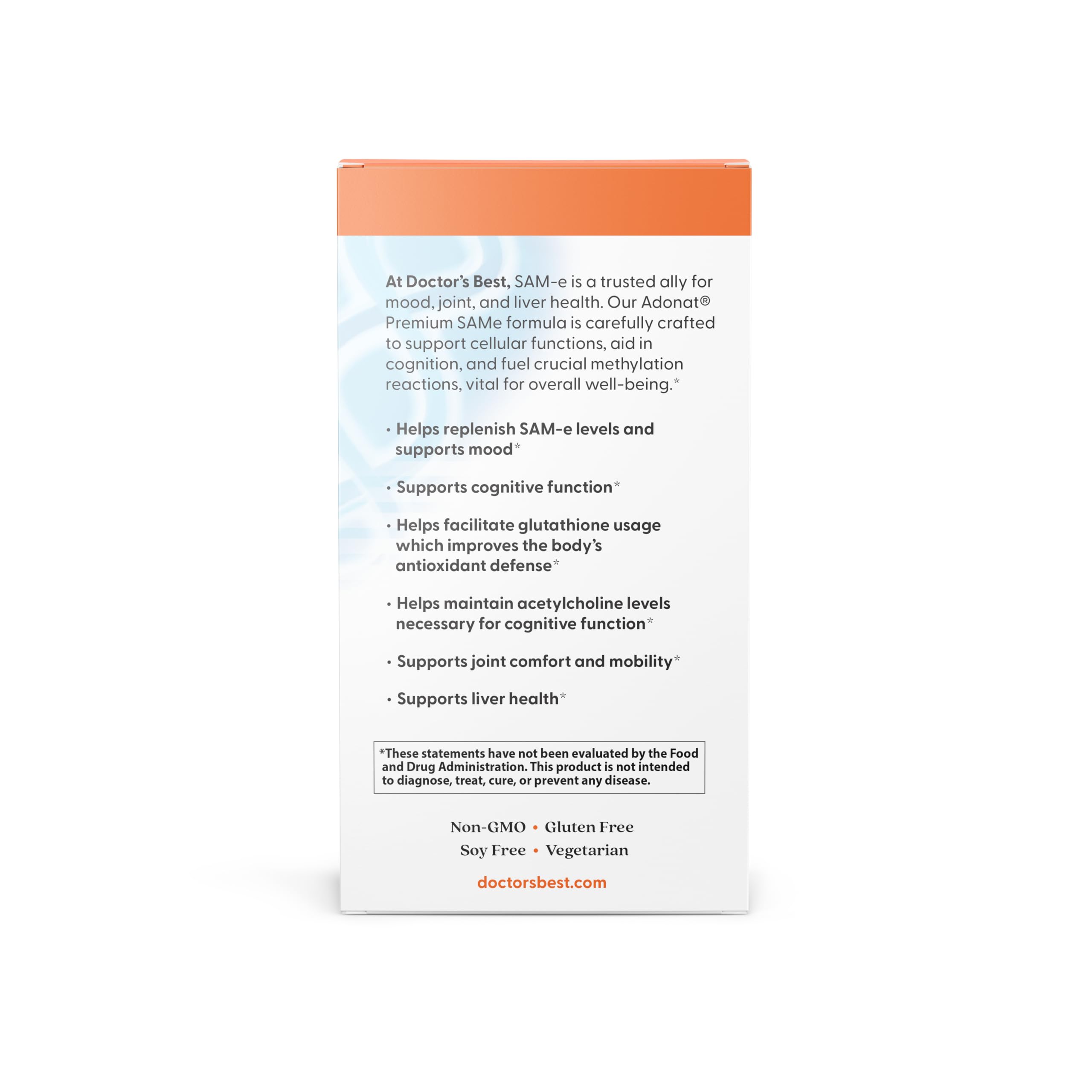 Doctor's Best SAM-e 400 mg Mood & Joint Support

