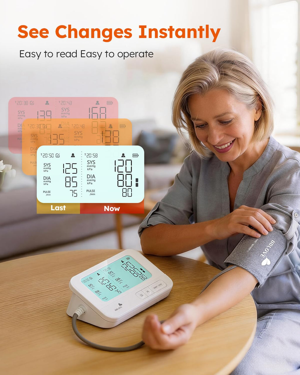 Blood Pressure Monitor for Home Use | Simple Readings


