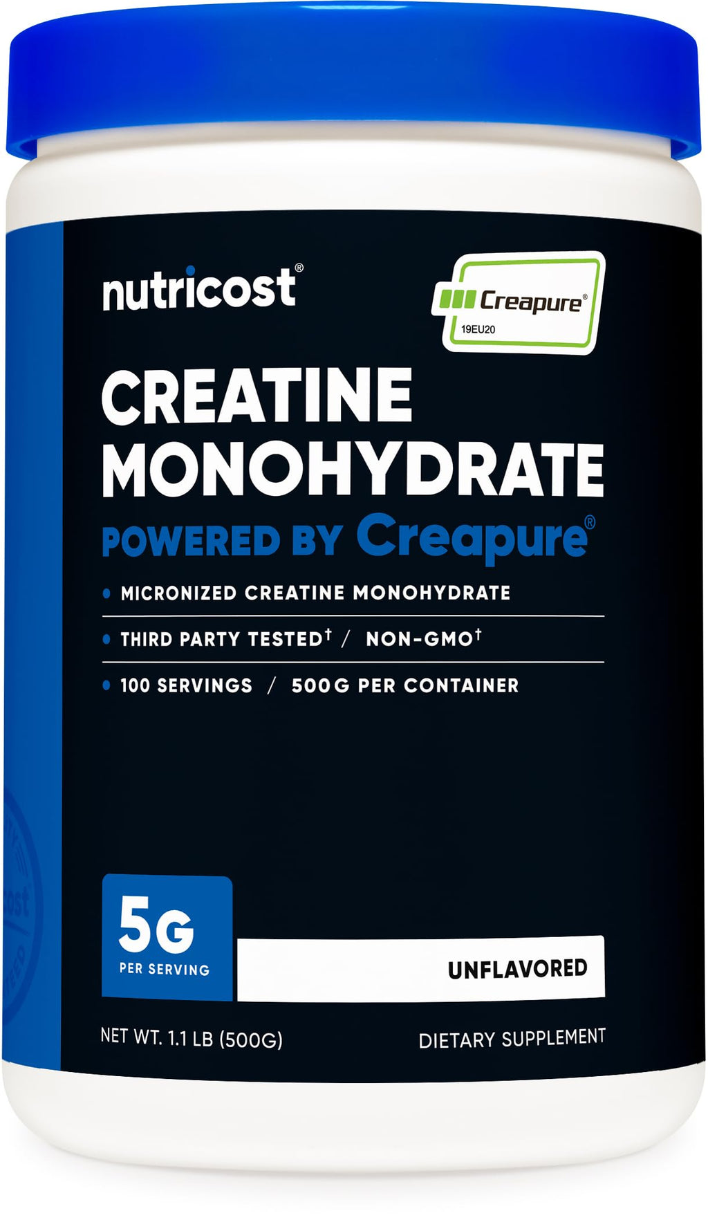 Nutricost Creapure Creatine Monohydrate 500 g

