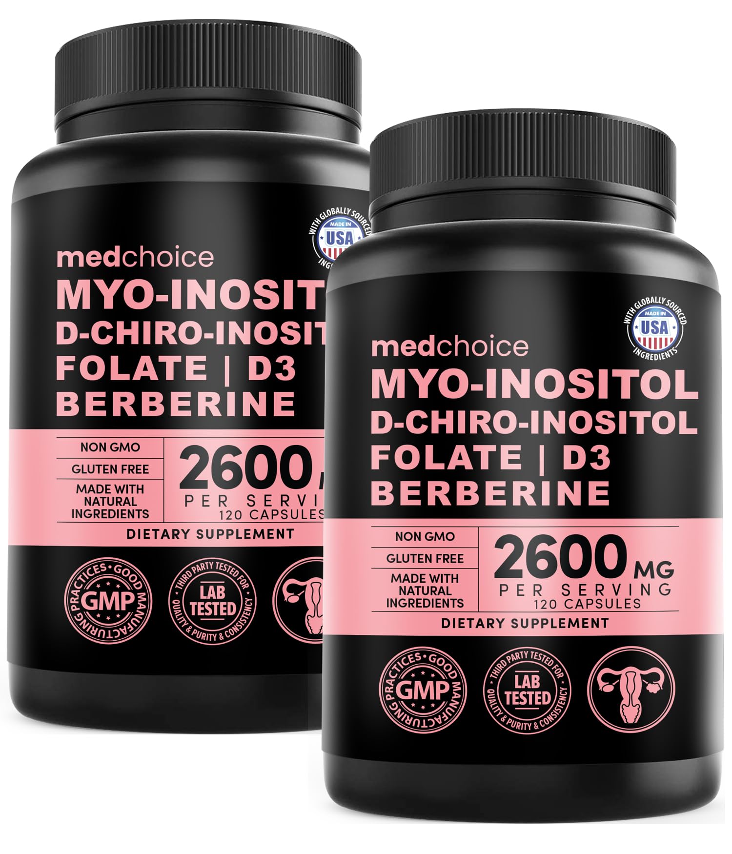 14-in-1 Women’s Inositol Complex Supplement for Hormone Balance