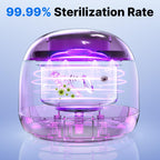 CXRUY Ultrasonic Retainer Cleaner - 45KHz Dental Cleaner

