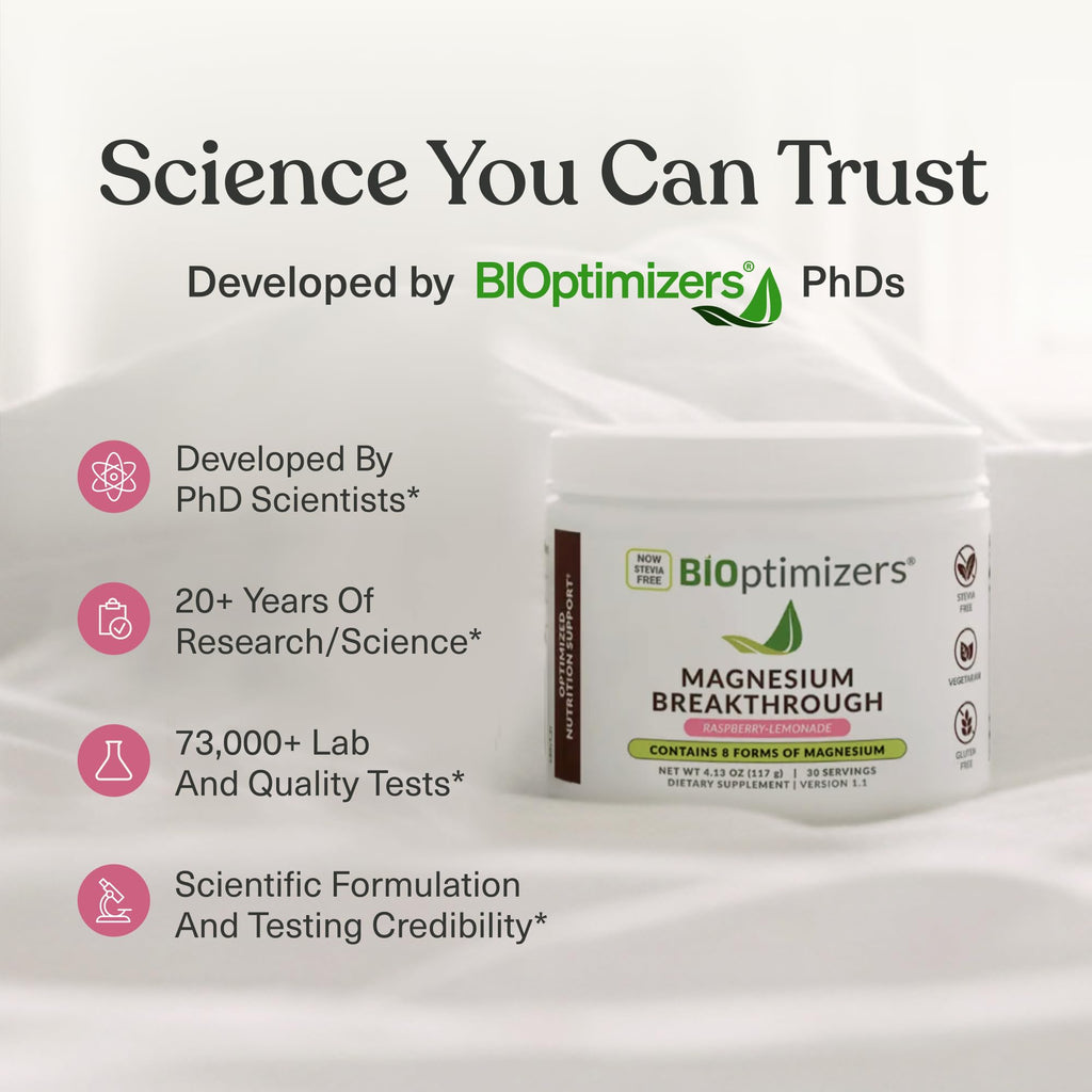 BIOptimizers Magnesium Breakthrough Drink – 8 Forms


