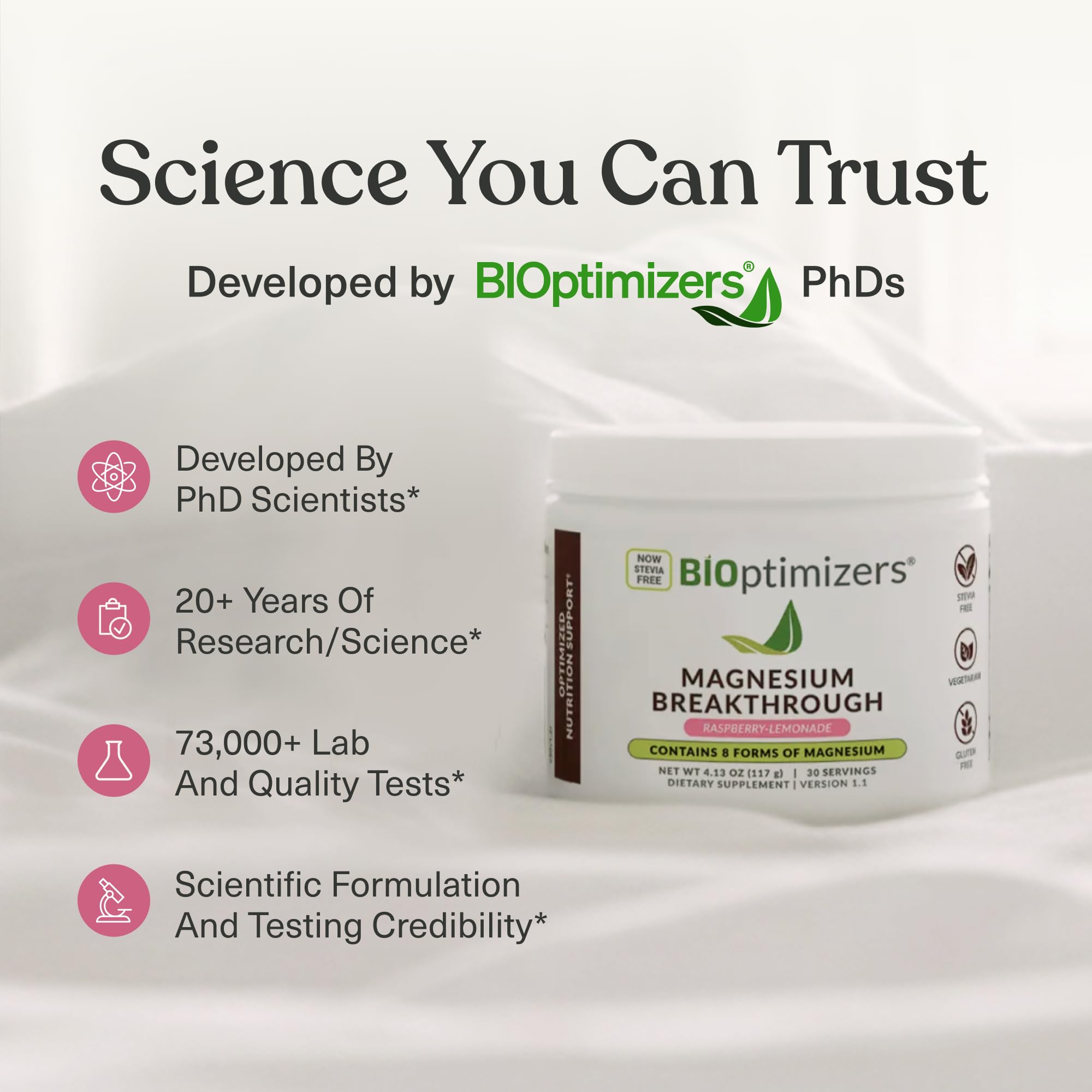 BIOptimizers Magnesium Breakthrough Drink – 8 Forms


