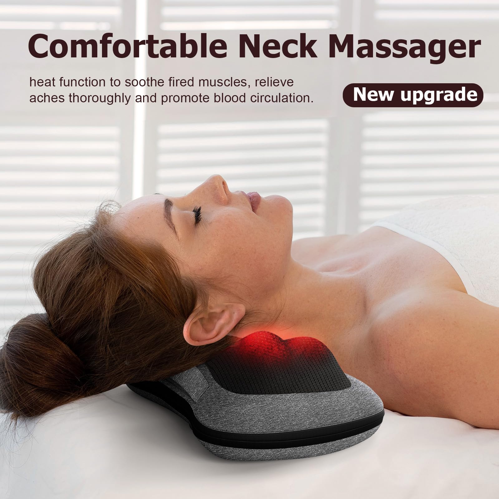 Shiatsu Back Massager VIKTOR JURGEN with Heat

