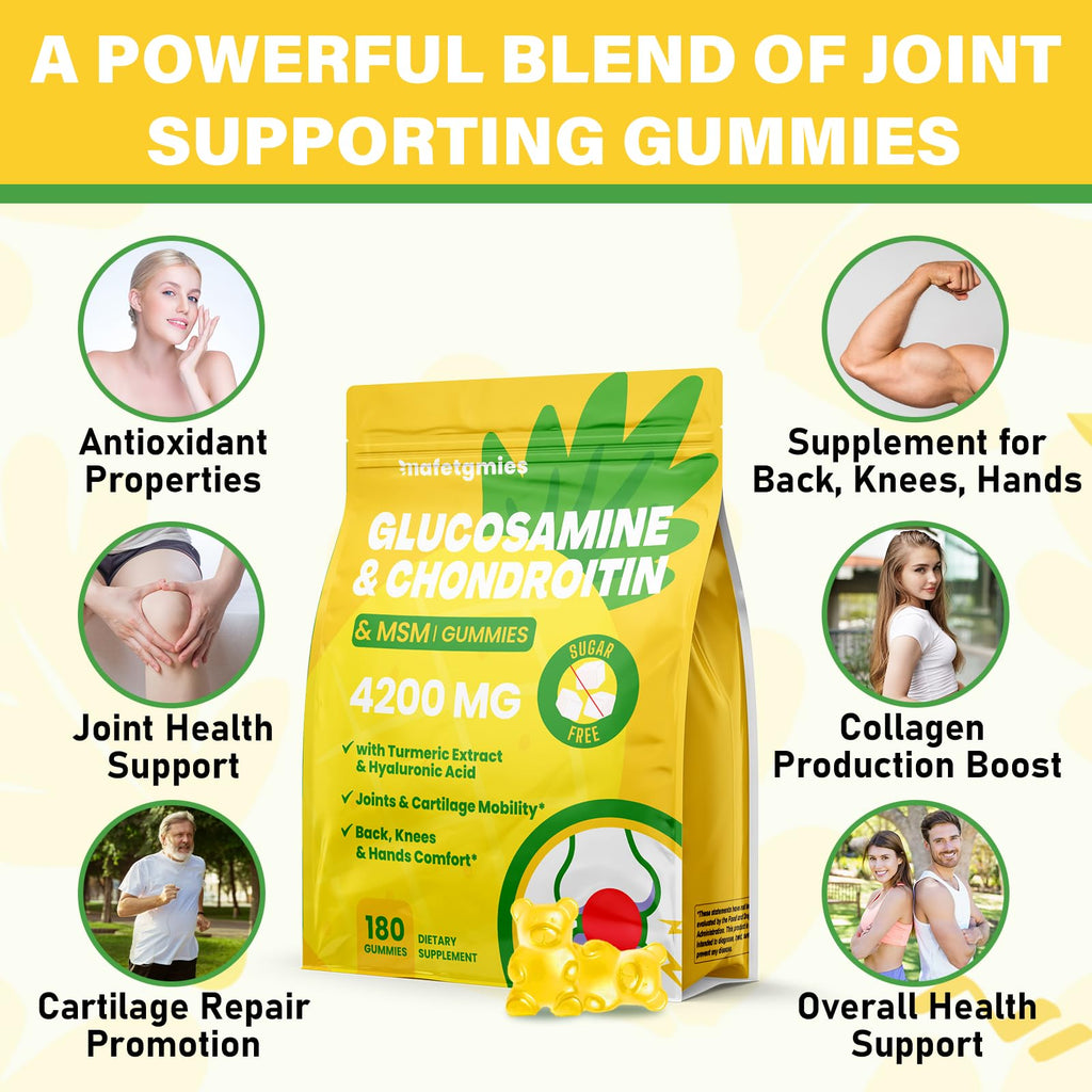Glucosamine Chondroitin Gummies for Joint Health | Easy Chew

