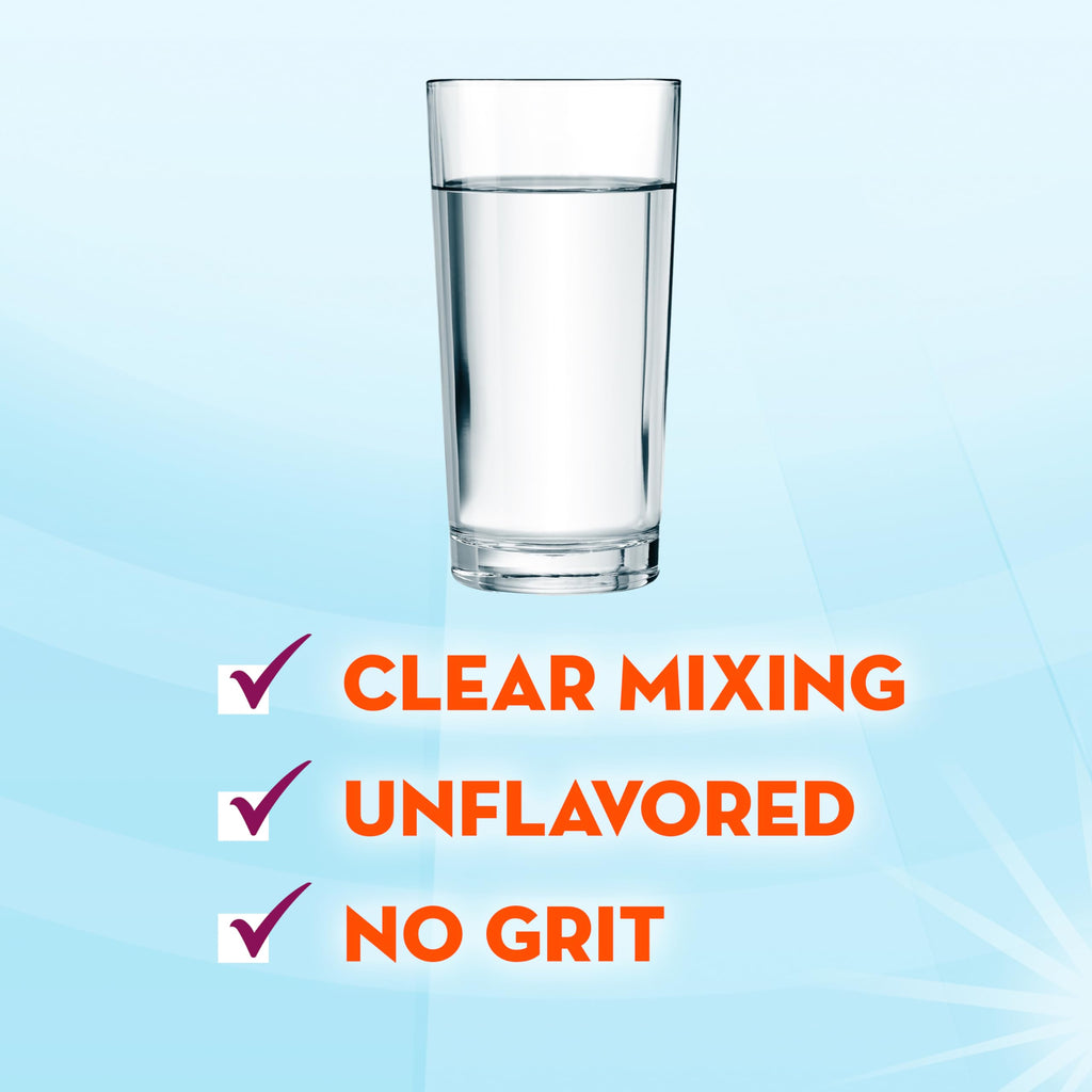 Metamucil Clear Fiber Blend Unflavored Fiber Supplement

