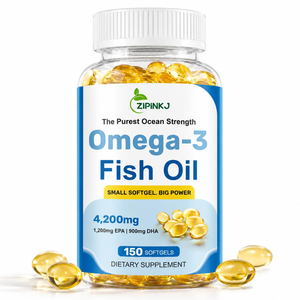 Omega-3 Fish Oil Supplements 4200mg Mini Softgels

