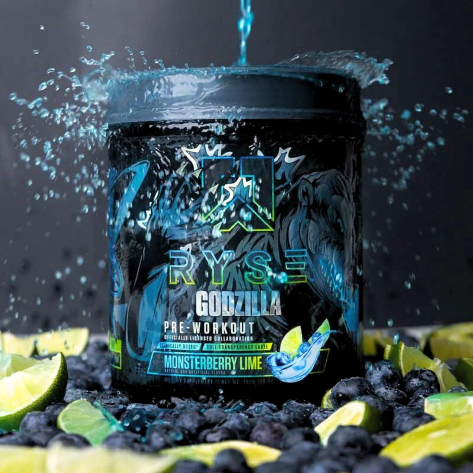 RYSE Godzilla Pre-Workout Powder | High-Stim Formula

