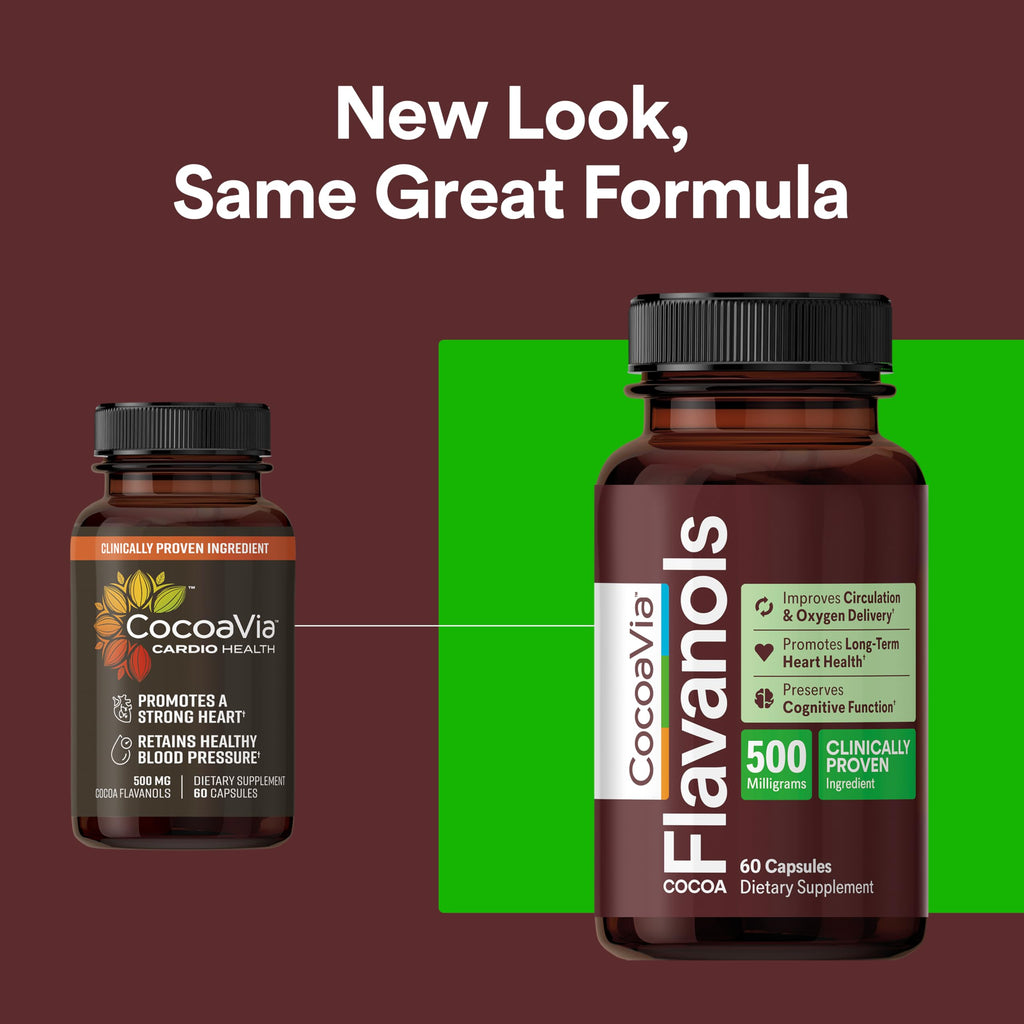 CocoaVia Cocoa Flavanols 500mg – Heart & Brain Support

