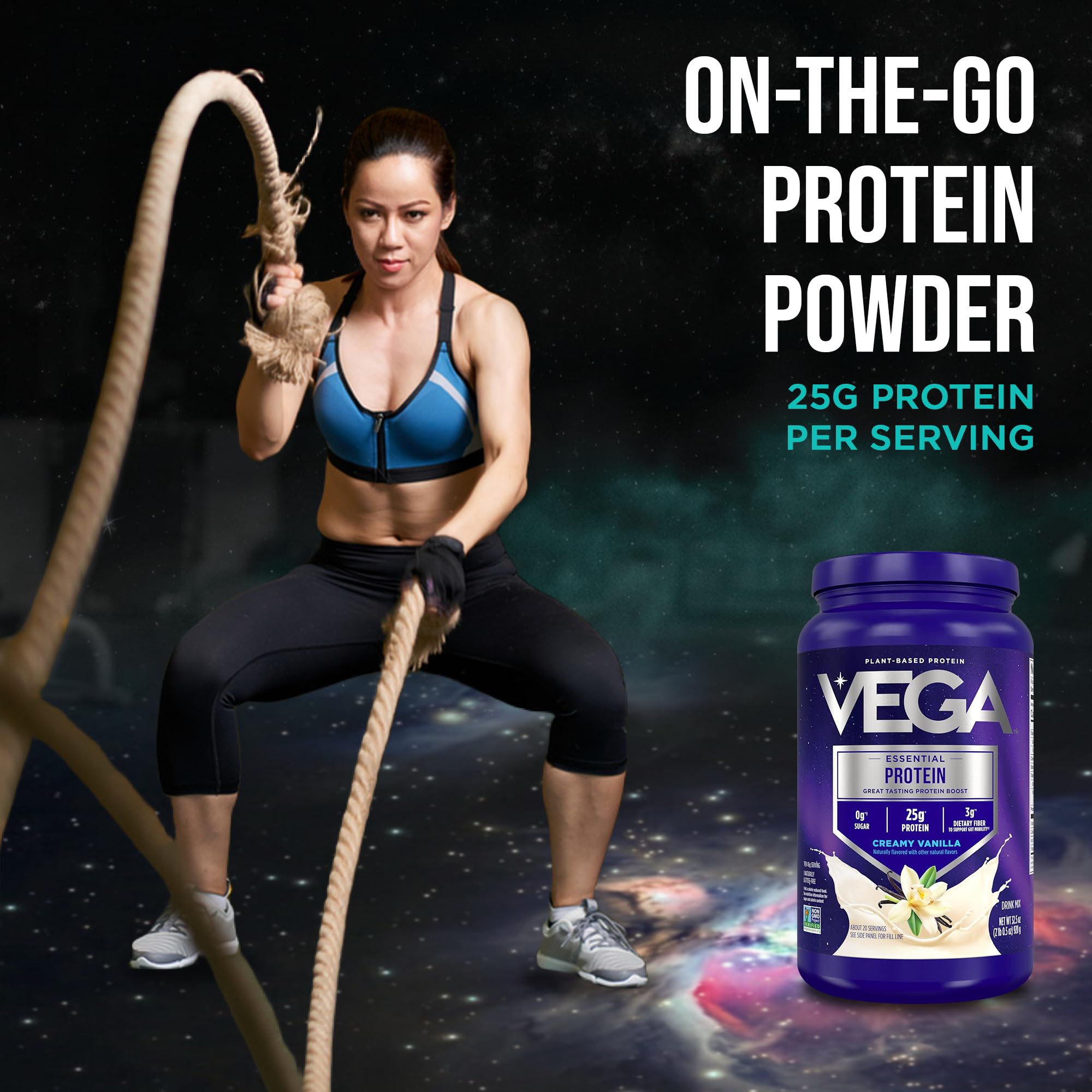 Vega Essential Protein Powder Plant-Based 25g

