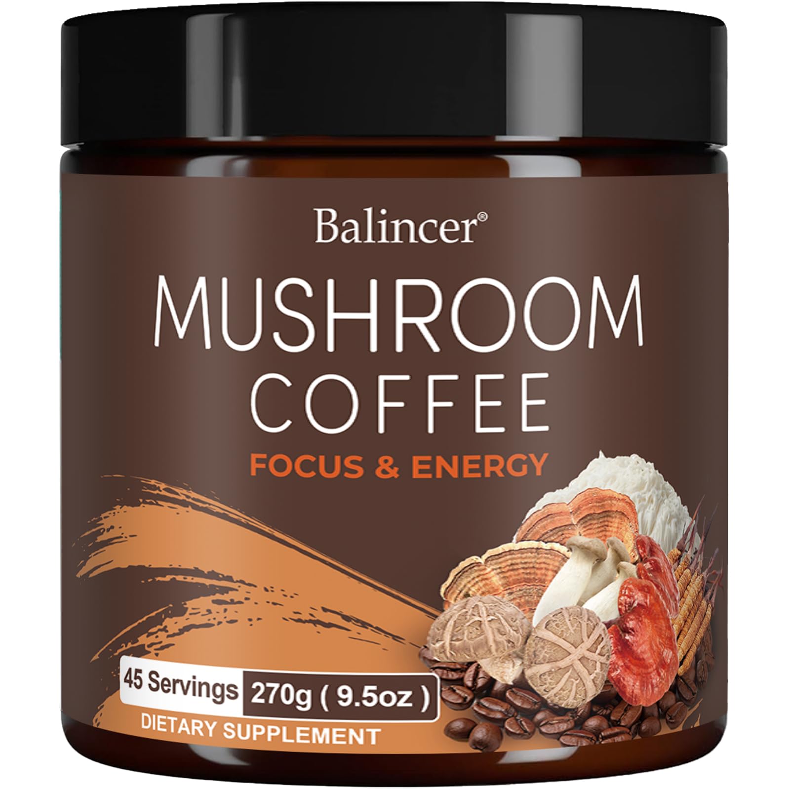 Mushroom Coffee with Adaptogenic Mushrooms for Focus and Wellness
