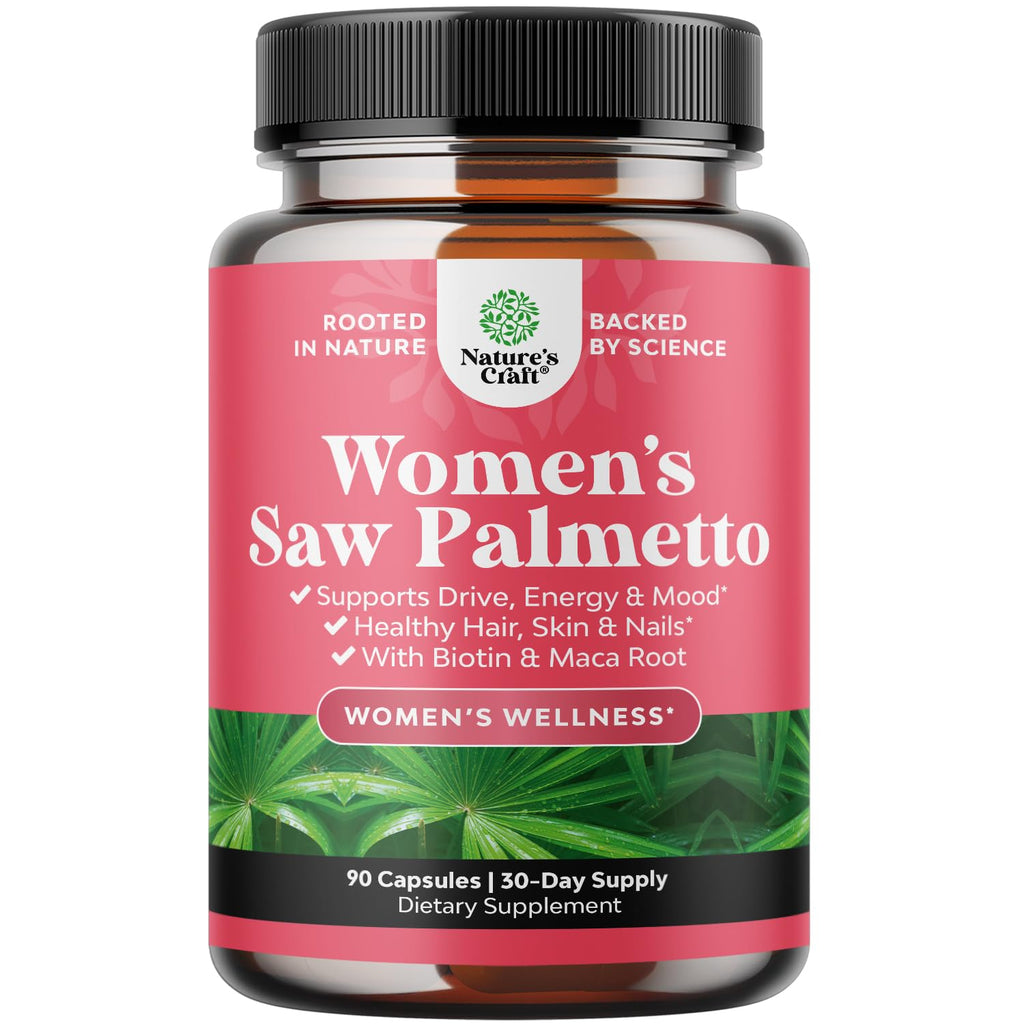 Saw Palmetto for Women 500 mg – Hair Support

