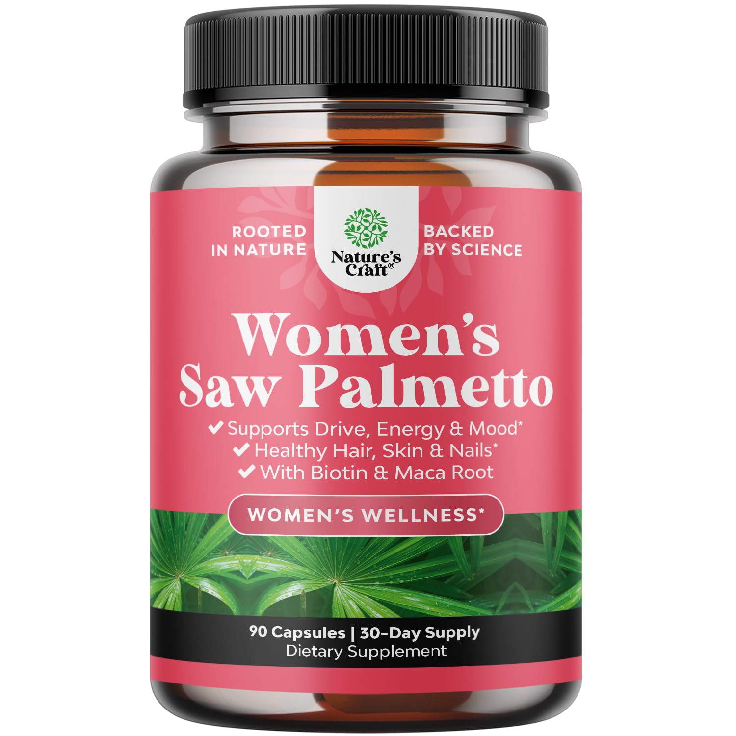 Saw Palmetto for Women 500 mg – Hair Support

