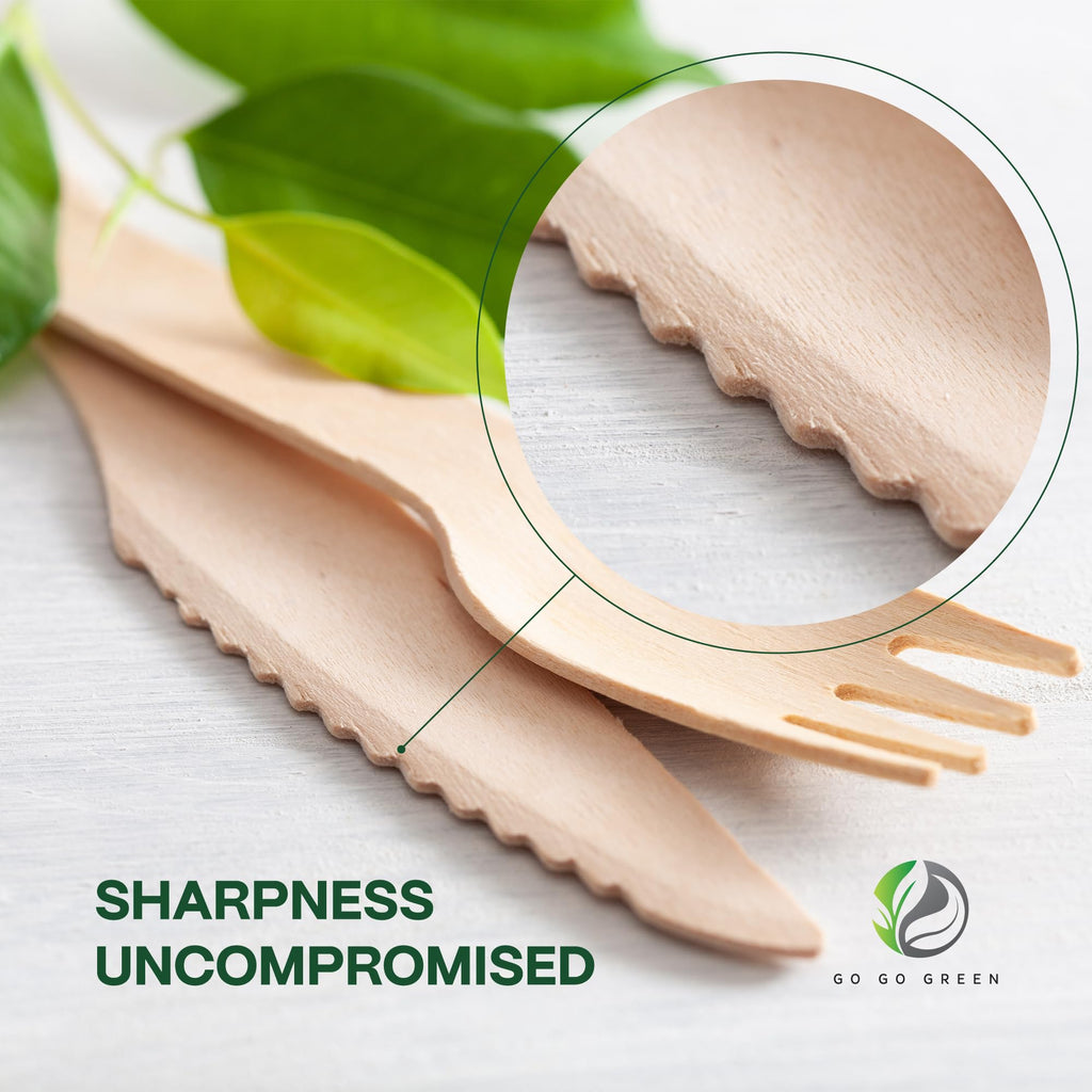 Compostable Cutlery Set - Disposable Utensils


