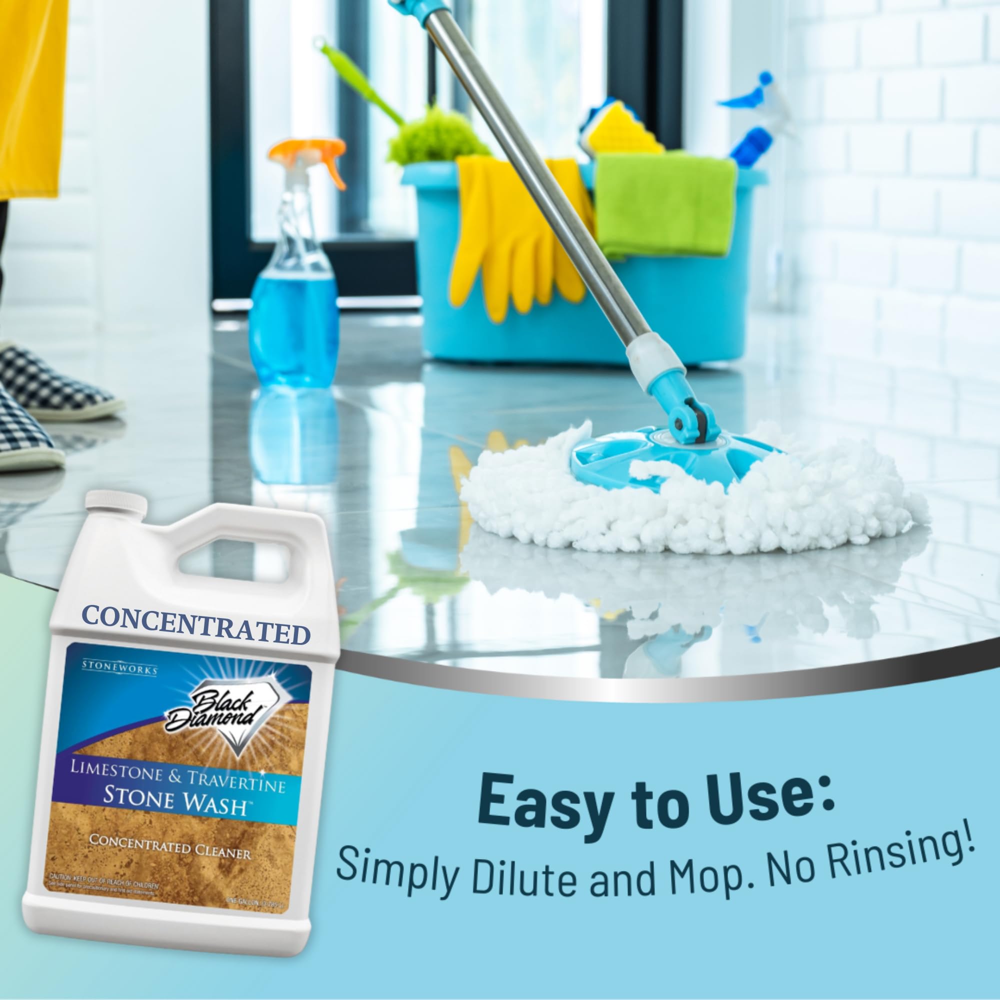 Natural Stone Cleaner - Black Diamond for Limestone

