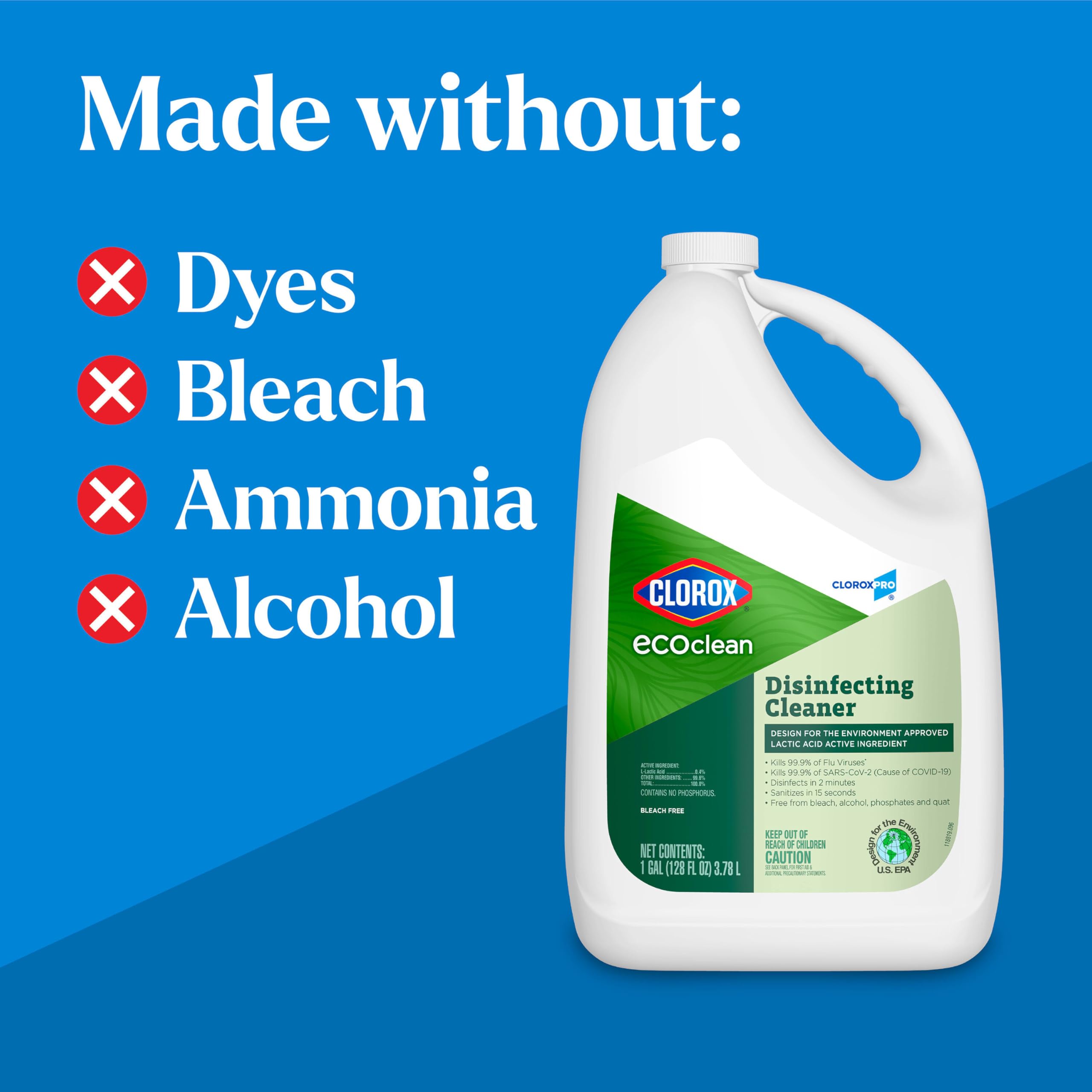 Clorox EcoClean Disinfecting Cleaner Refill - Bleach-Free

