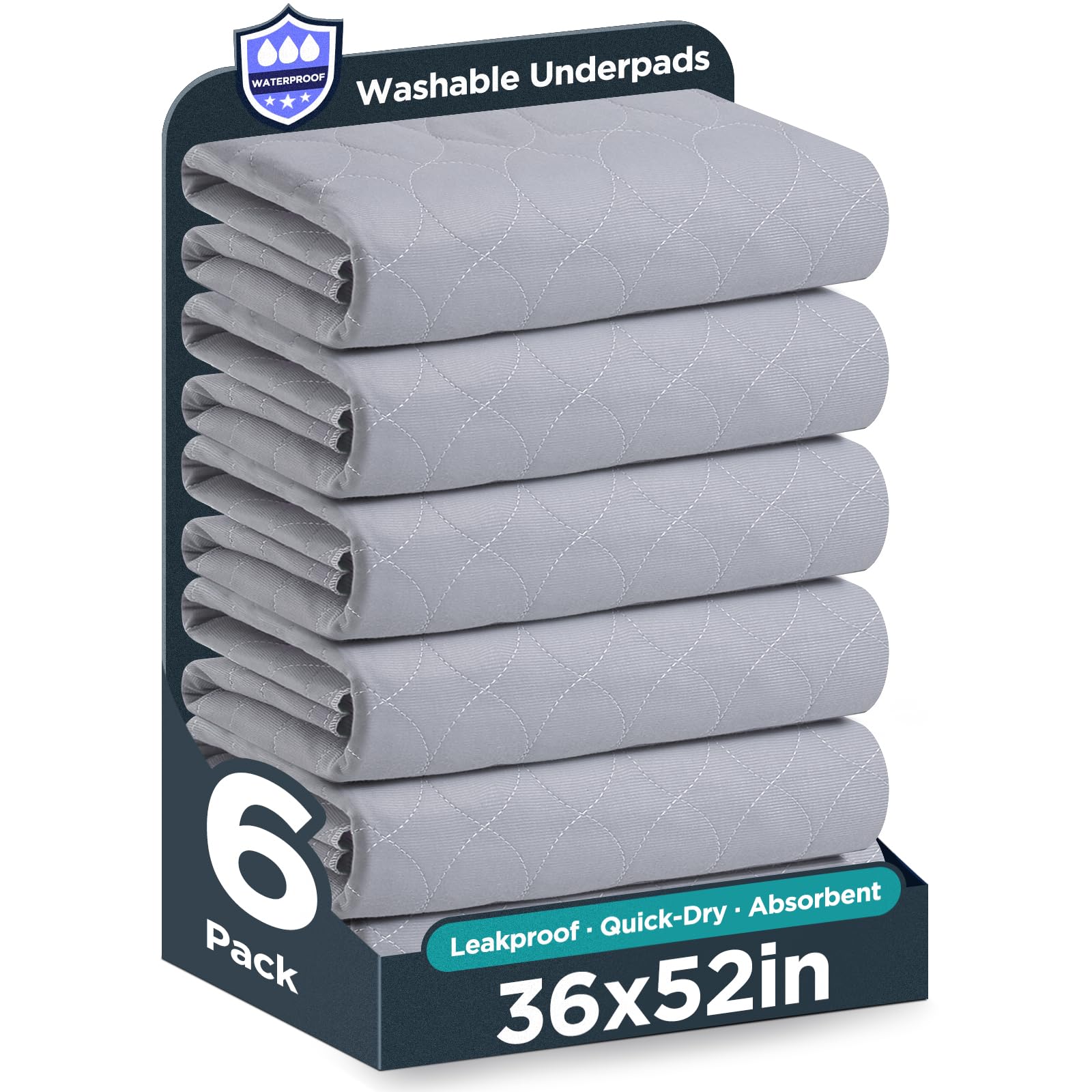 Bed Pads Brosive – Reusable Waterproof & Washable