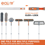 Window Cleaning Tool by Eazer 2-in-1 Rotatable Extension Pole

