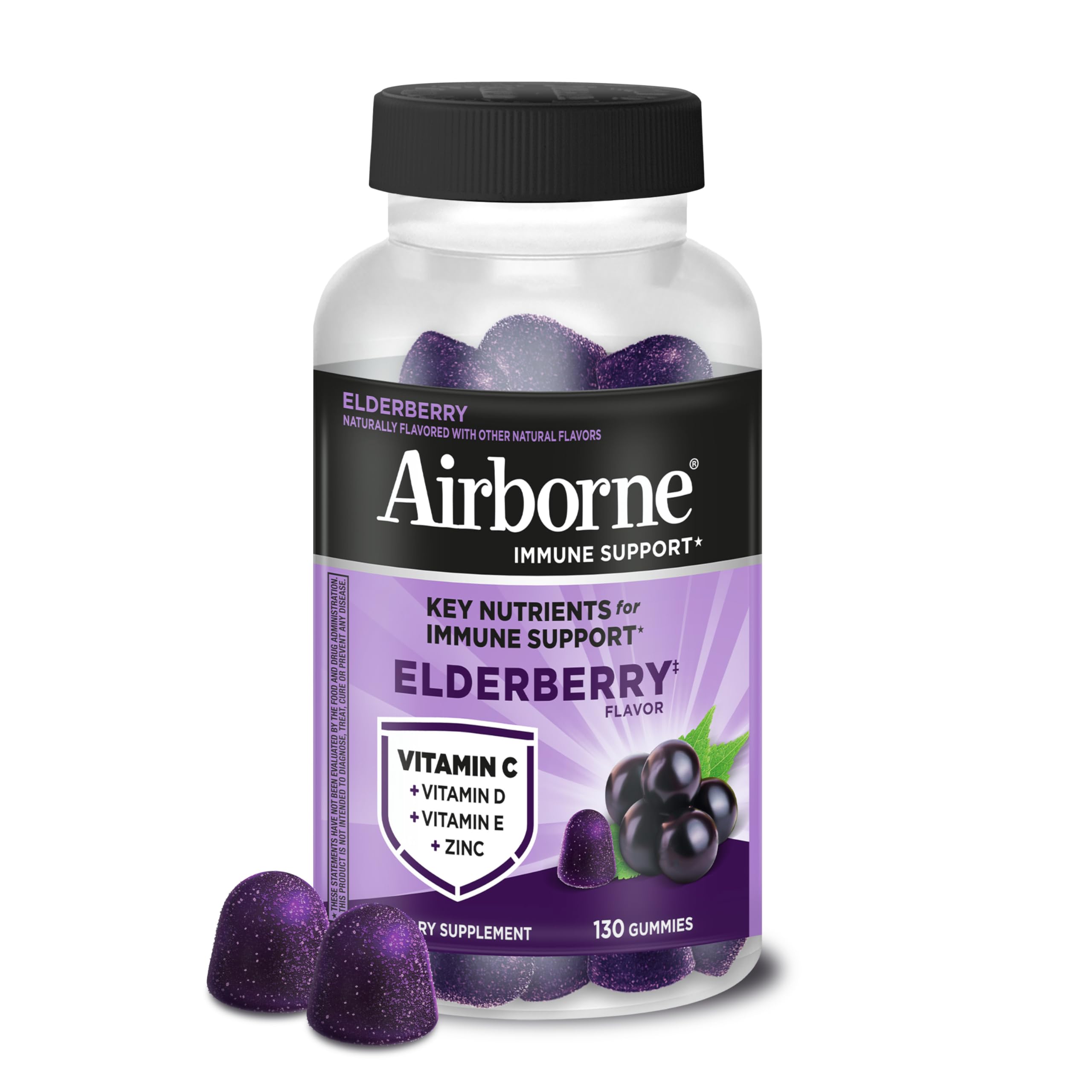 Airborne Elderberry Gummies with Zinc & Vitamin C

