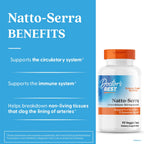 Doctor's Best Natto Serra Enzyme Nattokinase Serrapeptase

