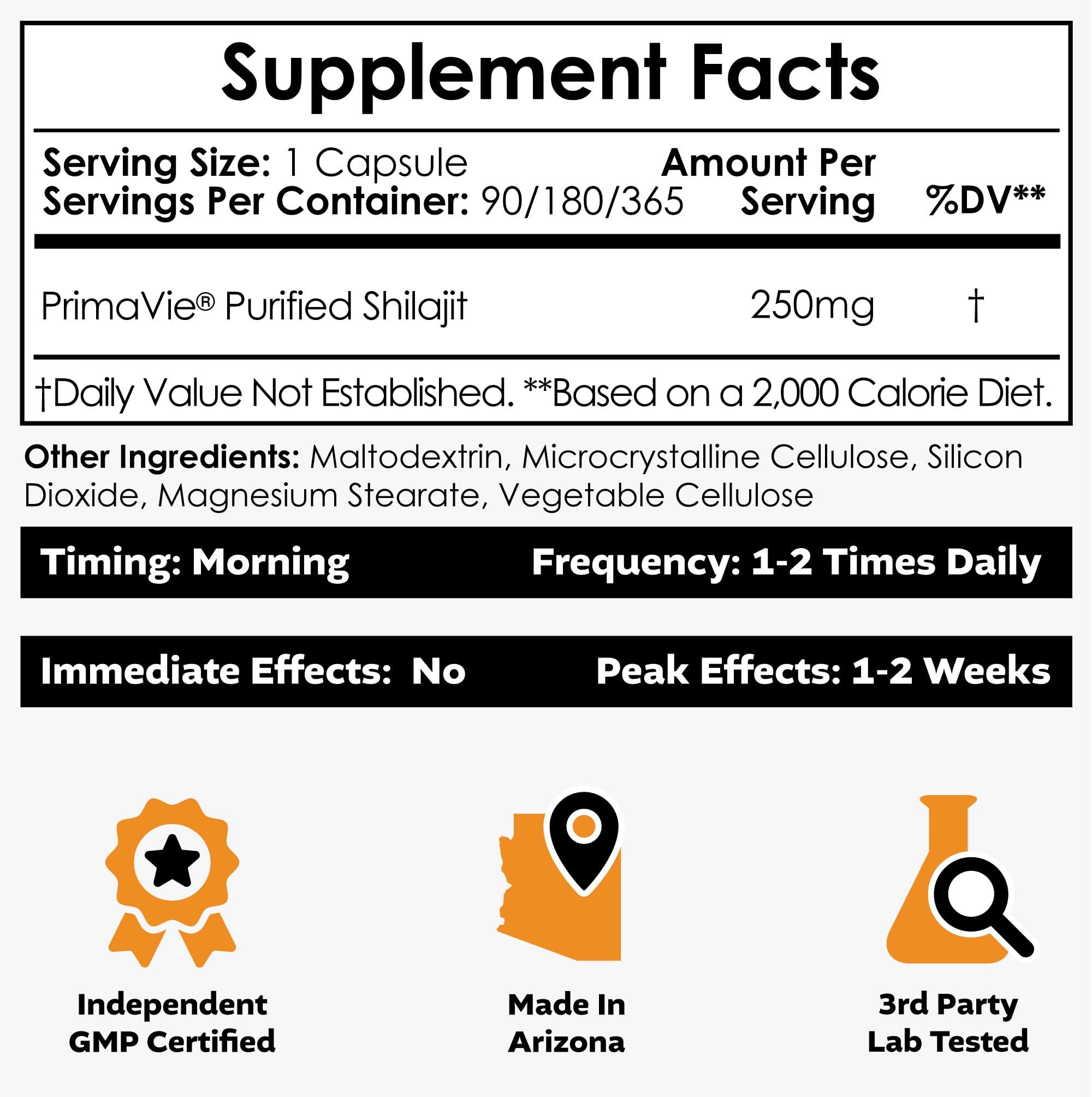 PrimaVie Shilajit Capsules by Nootropics Depot

