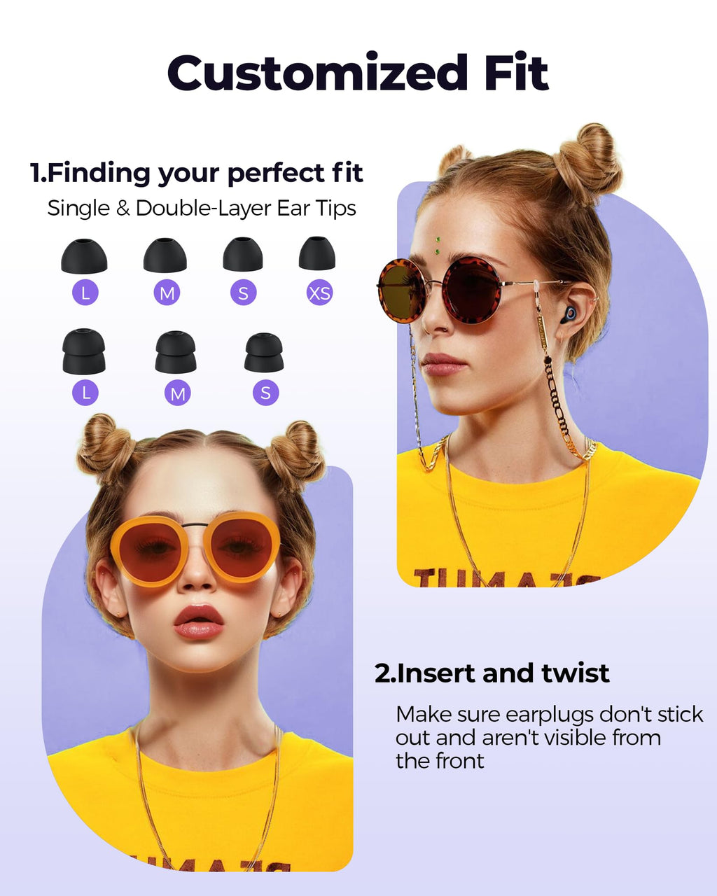 Sleep Ear Plugs – Reusable Silicone for Noise Reduction

