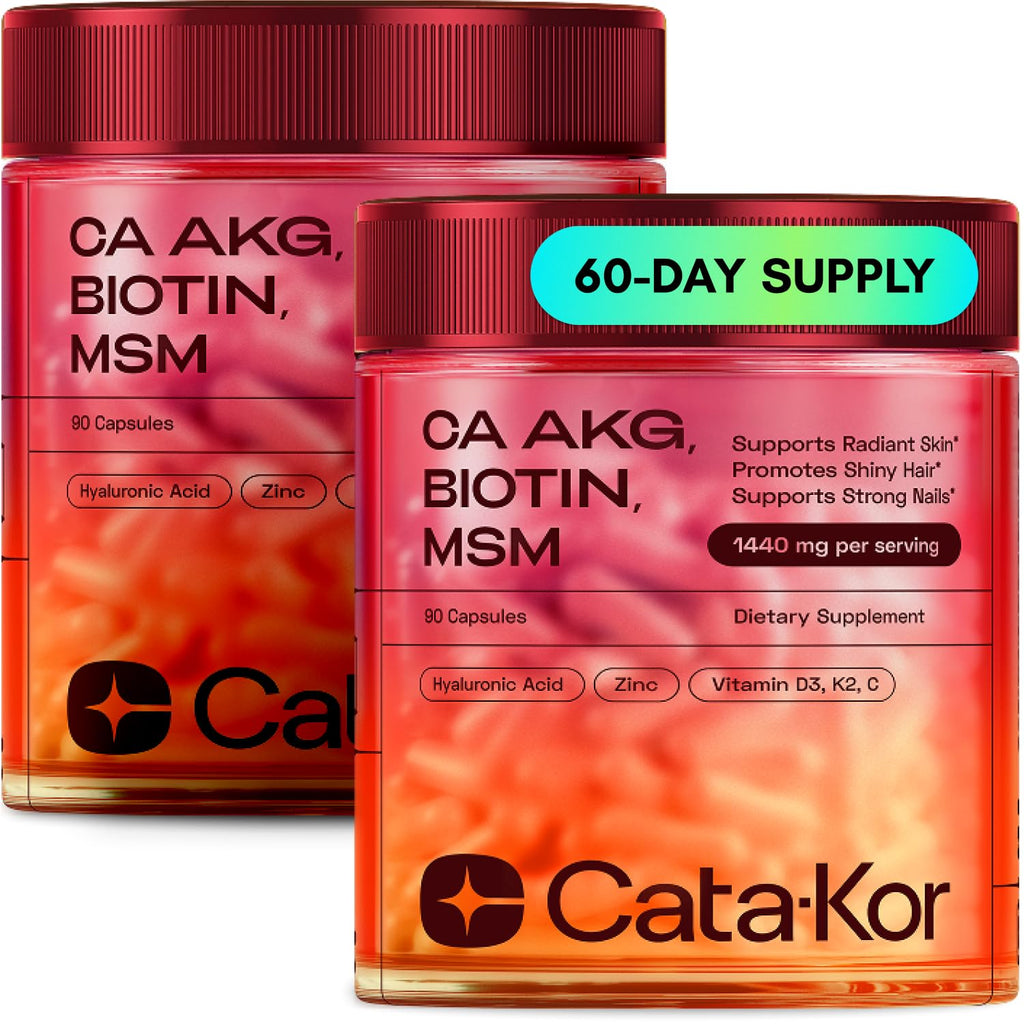 Cata-Kor Hair Skin and Nails Vitamins for Women Biotin