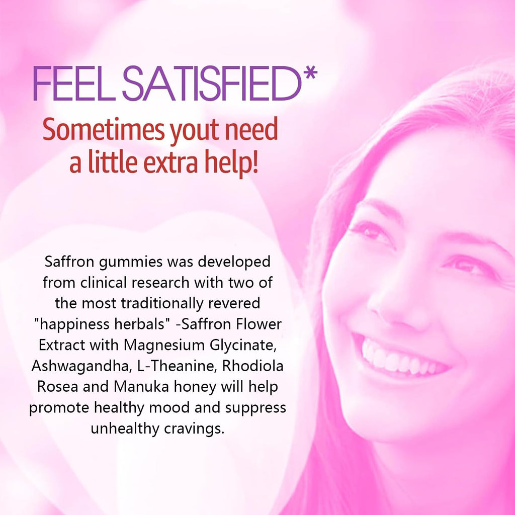 Saffron Gummies for Mood & Energy with Magnesium Glycinate

