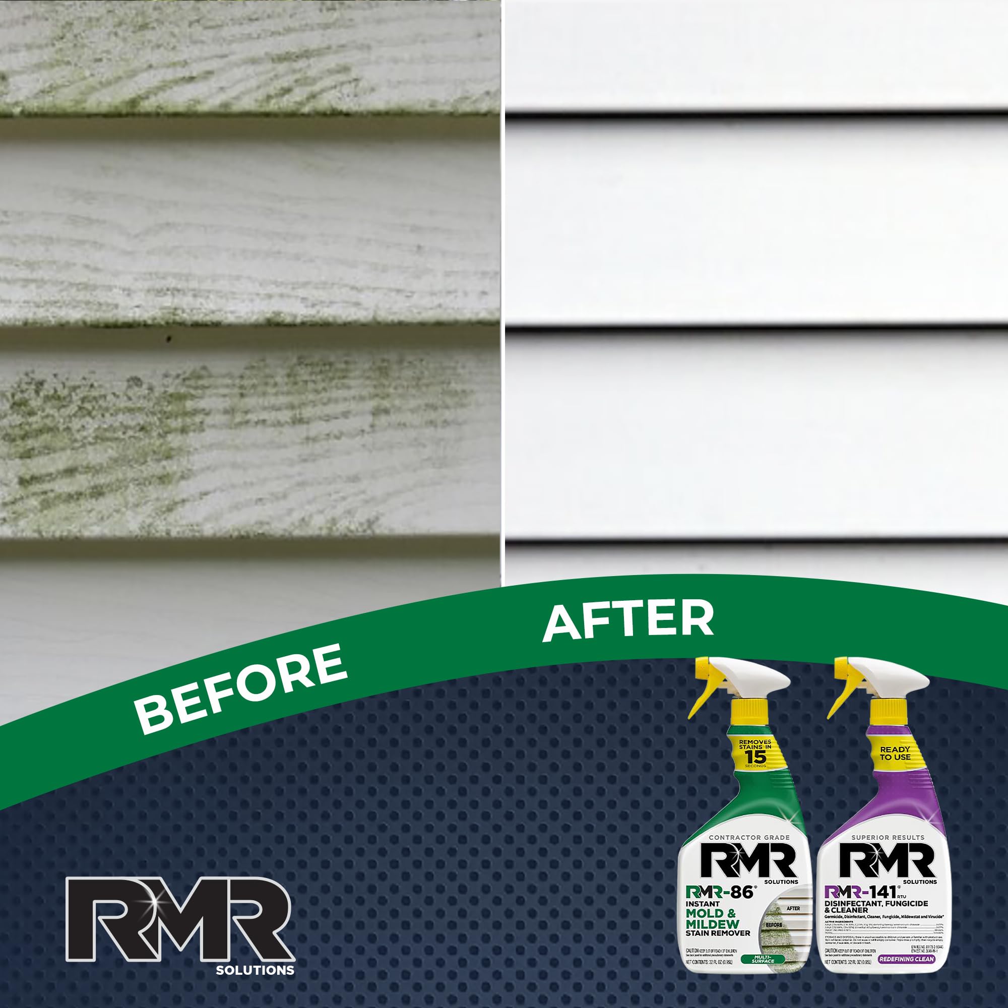 RMR Brands Mold & Mildew Removal Kit | Disinfectant Spray

