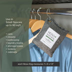 Moso Natural Air Purifying Bag Charcoal Odor Absorber

