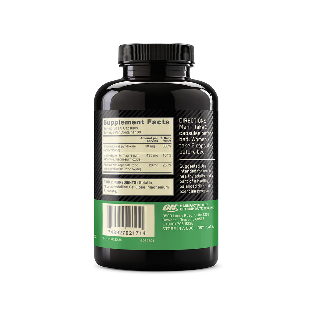 Optimum Nutrition Zinc Magnesium Aspartate Supplement

