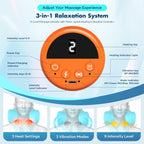Smedz Neck Massager 4-in-1 with Heat, Vibration, Remote

