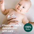 ATTITUDE Baby Water Wipes EWG Verified Unscented

