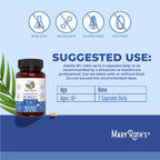 MaryRuth's Probiotic Capsules for Gut Health - Vegan

