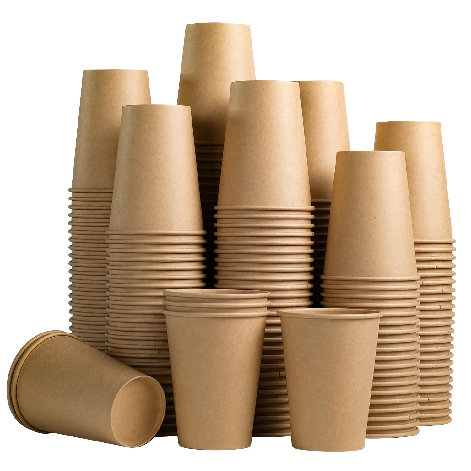Lamosi Kraft Paper Cups - Unbleached Disposable Cups