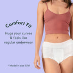 Rael Disposable Underwear for Women - Organic Cotton Cover

