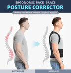 Back Brace Posture Corrector for Men and Women Lumbar Support

