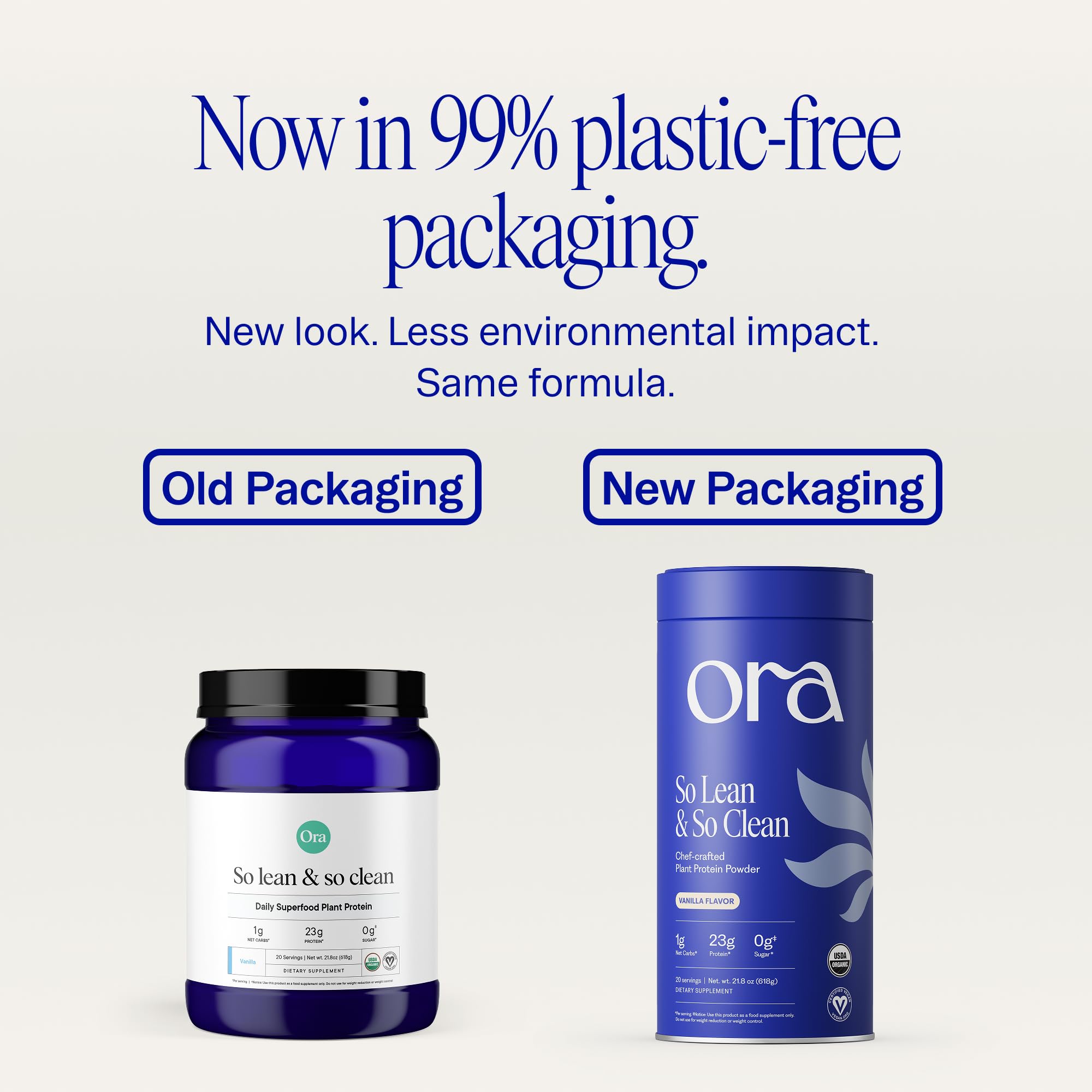 Ora Organic Plant-Based Protein Powder - 23g Protein

