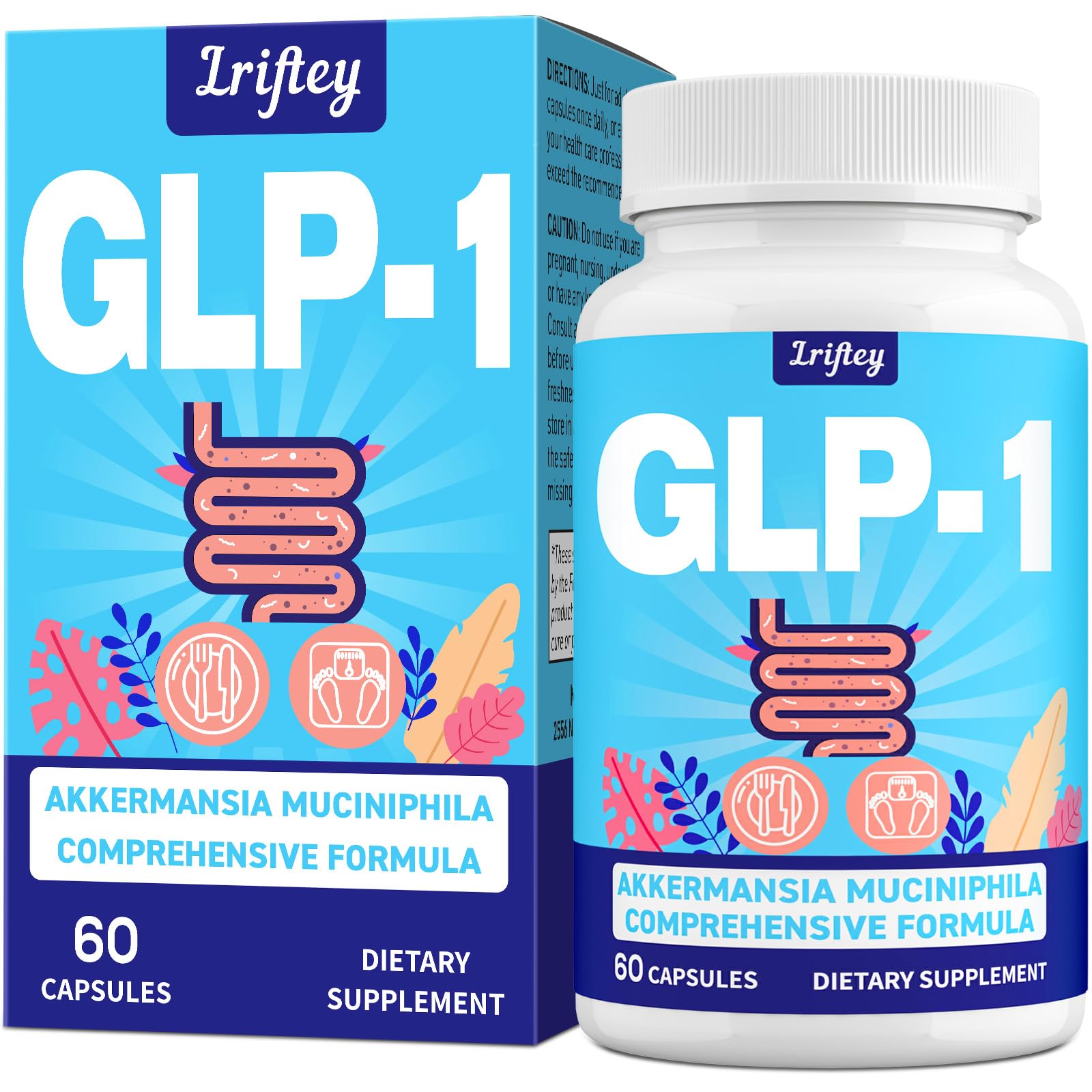 GLP-1 Supplement for Women & Men with Akkermansia & Berberine

